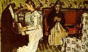 Paul Cezanne Girl at the Piano oil